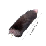 Foxes Furs Tail Tassels Keyring Charm Car Keyring Bag Pendant