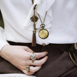 Mini Polyhedral Dice Pocket Watch Pendant Keychain