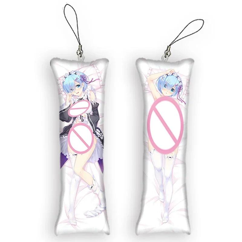 Re:Zero Rem Dakimakura Mini Keychain Pendant Anime Gift