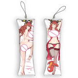 Game Character Cosplay Keychain Dakimakura Mini Pendant 2 Side Print