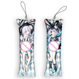 DATE A LIVE Origami Tobiichi Mini Dakimakura Keychain Pendant Anime Body Pillow