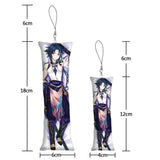 Date A Live Nahida Key Chain Pendant Anime Accessories Key Ring Mini Dakimura
