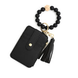 Women's Card Bag Keychain Silicone Bracelet