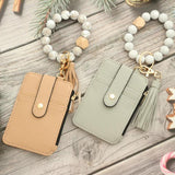 Women's Card Bag Keychain Silicone Bracelet