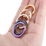 10pcs Stainless Steel Key Ring Chain 10/20/25/30 mm Split Ring DIY Findings
