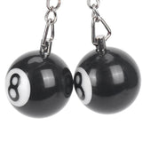 6X Billiard Ball Key Chain No. 8
