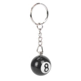 6X Billiard Ball Key Chain No. 8
