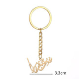 Syria Arabic Keychain Necklace Stainless Steel