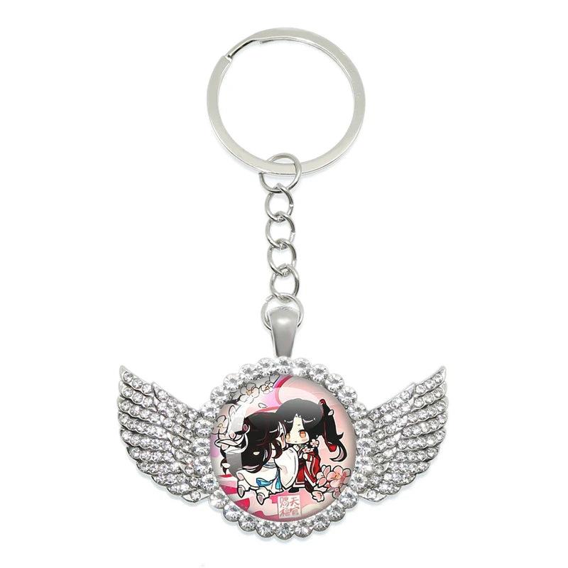 Heaven Official's Blessing Hua Cheng Xie Lian Cosplay Angel Keychain
