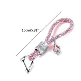 Rhinestones Car Keychain Glitter Keychain for Women