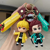 Demon Slayer Kimetsu No Yaiba Tanjiro Nezuko Keychain Bag Pendent Toy Gift