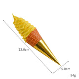 Ice Cream Model Pendant Simulation Food Dessert Cone Toy Photography Props