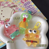 Kindergarten Jelly Keychain Girl's Backpack Pendant Bag Charm Gift