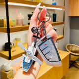 Metal Fighter Model Key Chain for Men - Creative Aircraft Pendant Keychains