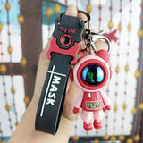 Colorful Lightning Bear Keychain Cartoon Bear Couple Key Chain