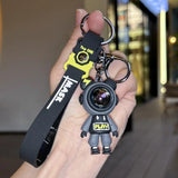 Colorful Lightning Bear Keychain Cartoon Bear Couple Key Chain