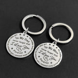 Mom Carabiner Keychain Stainless Steel Gift