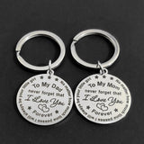 Mom Carabiner Keychain Stainless Steel Gift