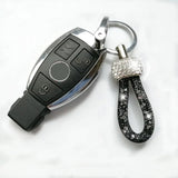 Crystal Car Key Chains for Women Men Girl Keys Holder Bag Pendant Gift
