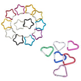 10Pcs Five-Pointed Star Water Bottle Hanging Buckle Carabiner