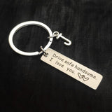Drive Safe Handsome I Love You Keychain Birthday Gift DIY Carabiner