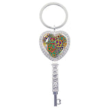 Heart Shaped Pendant Keychain - Birthday Party Gift Jewelry