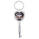 Heart Shaped Pendant Keychain - Birthday Party Gift Jewelry