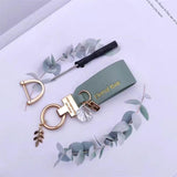 Horseshoe Buckle Car Keychain Couple Bag Pendant Birthday Gift