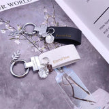 Horseshoe Buckle Car Keychain Couple Bag Pendant Birthday Gift