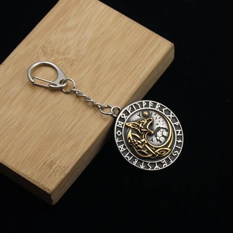 Creative Viking Dragon Animal Pendant Keychain