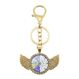 Wednesday Adams Angel Pendant Keychain Gift