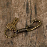 Copper Alloy Waist Hanging CAR Keychain Men Women Retro Do The Old Key Chain