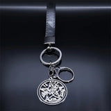 Hebrew YHWH Lord Shem Keyring Wicca Pentacle