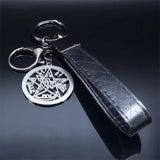 Hebrew YHWH Lord Shem Keyring Wicca Pentacle
