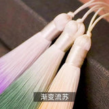 5pc Ice Silk Tassel Fringe for Key Chain Earring Hooks DIY
