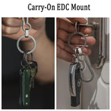 Durable Titanium Alloy Car Key Ring Light