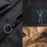 Durable Titanium Alloy Car Key Ring Light