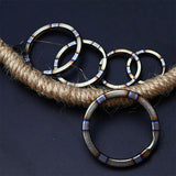 Titanium Alloy Flame Texture Key Chain