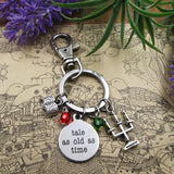 Spooky CANDELABRA Stainless Steel Keyring