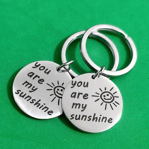 Sunshine Keyring Gift Holder Stainless Steel