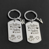 Sisters By Heart Keychain Birthday Gift