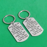 Stainless Steel Keyring for Son-in-law Daughter-in-law