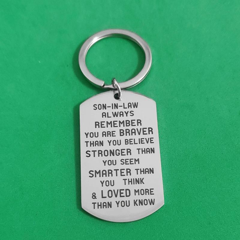 Thanksgiving Carabiner Keyring for Son-in-law Daughter-in-law