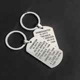 Thanksgiving Keychain for Car Keys Holder - Granddaughter Grandson Gift