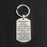 Granddaughter Grandson Thanksgiving Gift Keyring