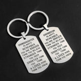 Thanksgiving Keys Holder Birthday Gift Keyring to Granddaughter Grandson