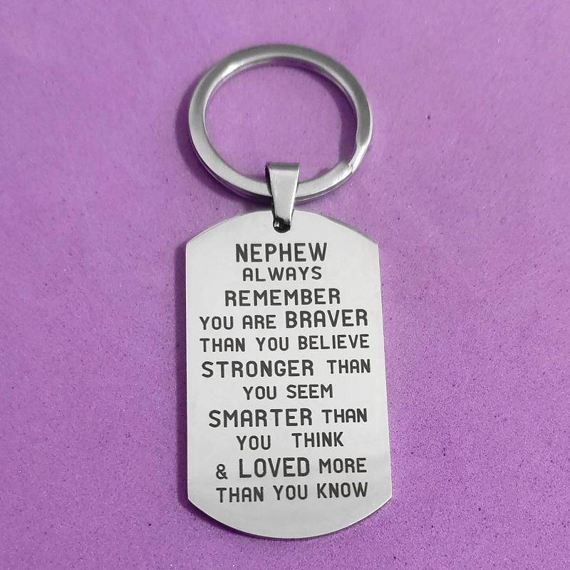 Letters Key Holder Ornaments Nephew Niece Birthday Gift