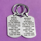 Letters Key Holder Ornaments Nephew Niece Birthday Gift