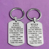 Letters Key Holder Ornaments Nephew Niece Birthday Gift