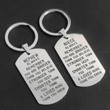 Keyring Carabiner with 26 Letters Stainless Steel DIY Creative Birthday Gift